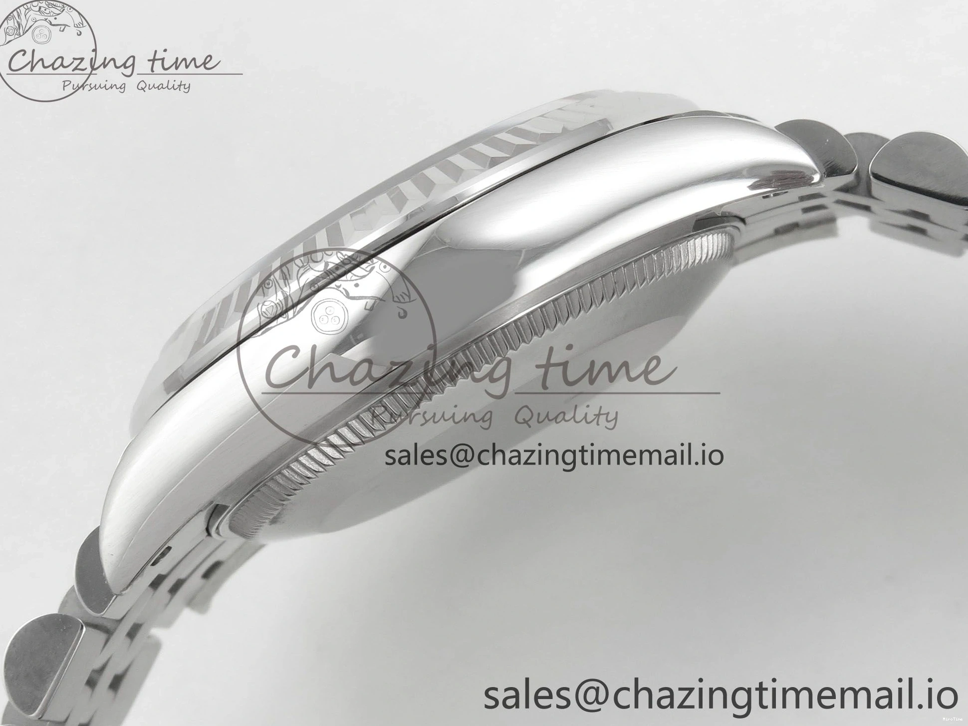 MiroTime 0114 DateJust 31 278274 THBF 1:1 Best Edition 904L Steel Purple Roman Dial on SS Jubilee Bracelet HZ Cal. Breathable 43